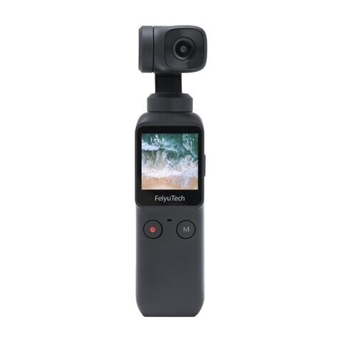 FUETECH 6-Axis Steady Handheld Ultra Wide Angle Camera 4K/60fps Touch Screen Built-in Rechargeable Video Recording Support 8X Slow Motion Timelapse Auto Panorama