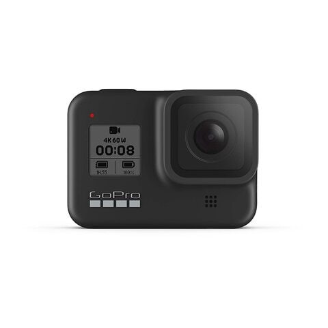 GoPro Hero 8 Black Waterproof Camera with Touch Screen 4K Ultra HD 12MP Video Camera with 1080P Live Stabilization