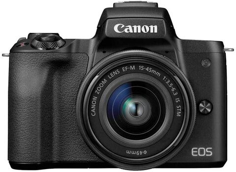 Canon EOS M50 24.1 MP Mirrorless Camera with EF-M 15-45mm IS STM Lens