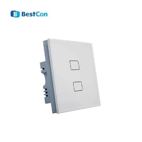 Broadlink Bescon TC2 UK 220V 436MHz Smart Wireless Wi-Fi Switch with Alexa (2Gang, TC2S)