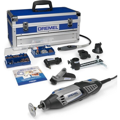 Dremel Rotary Tool Kit 4000 Platinum Edition (Multicolor)