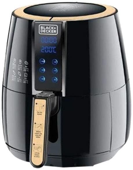 Black & Decker Digital Air Fryer, 4 Liter, Black, AF400-B5