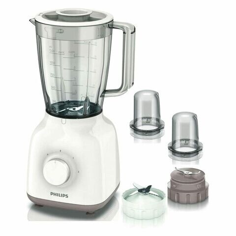 Philips Jug Blender 400 Watts, White - HR2114