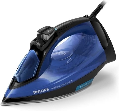 Philips Perfect Care Steam Iron ( GC3920), 2500 Watts, Blue with Black, No Temperature Settings, No Burns Guaranteed, 100% Safe even on Delicate Fabrics, Perfect Temp Technology, UAE Version