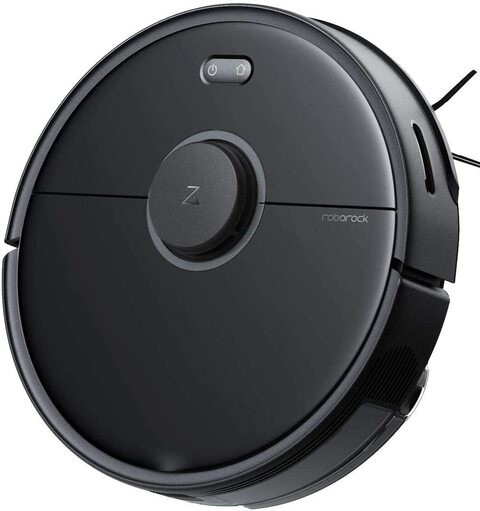 Roborock S5E52-00 S5 Max Robotic Vacuum Cleaner and Mop with Electronic Tank, LiDAR Navigation, Selective Room Cleaning, Extra Strong Suction, Works with Alexa (Black)