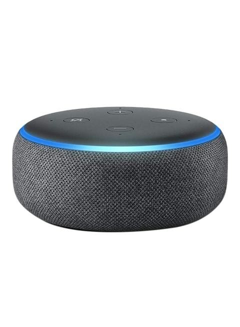 Echo Dot 3rd Generation, Smart Speaker with Alexa, Charcoal