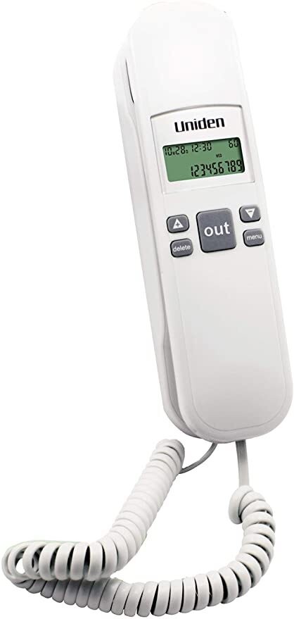 Uniden As 7103 Bathroom Trimline Phone, White