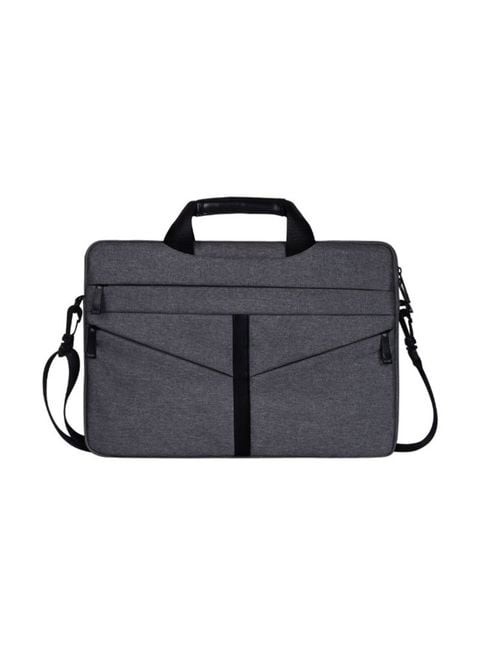 Portable Bag With Shoulder Strap For 13.3 Inch Laptops Dark Gray