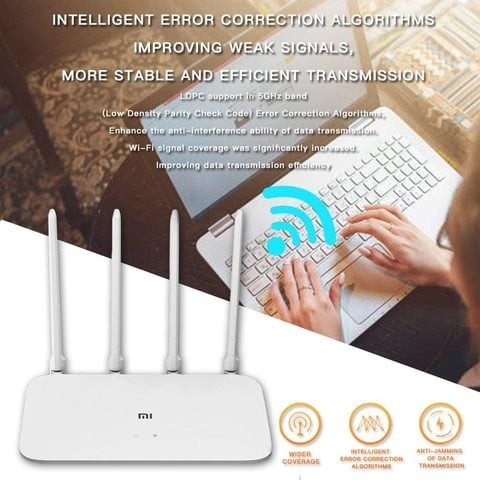 Xiaomi Mi Router 4A Hundred trillion Edition [Global Version] Wireless WiFi Router Dual-band Intelligent High-speed Home Use WiFi Transmitter