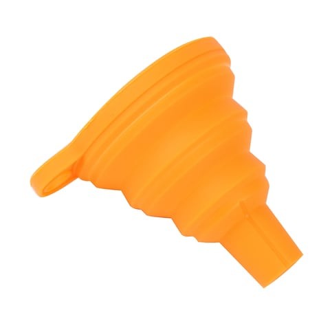 Generic 3D Printer Parts 3D Printer Parts Resin Molding Silicone Funnel Mini Foldable Back-Orange