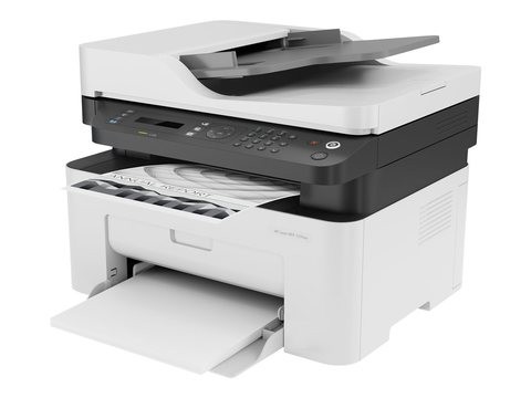 HP LaserJet MFP 137fnw Printer (Black and White - Print, Copy, Scan and Fax)