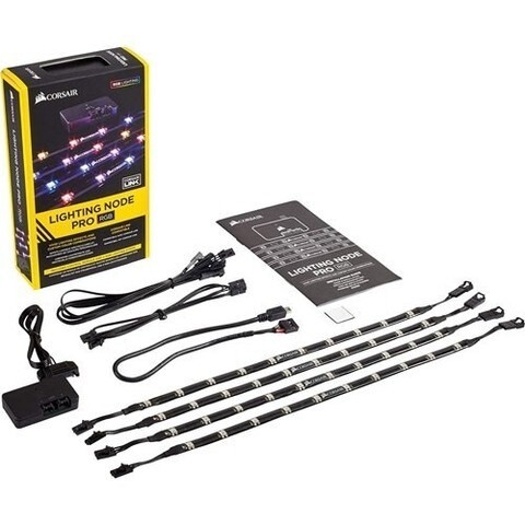 Corsair Nude Pro Lighting Unit Includes Controller and 4 RGB Lighting Strips