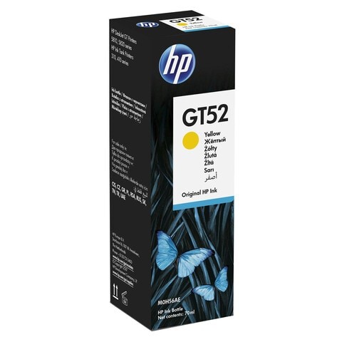 HP GT52 Yellow Ink Bottle