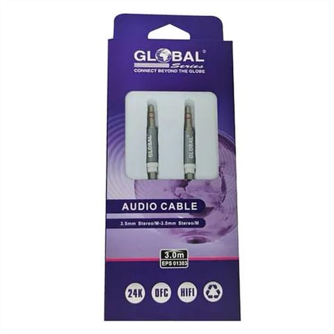 CABLE AUX T3.5MM STEREO GLOBAL