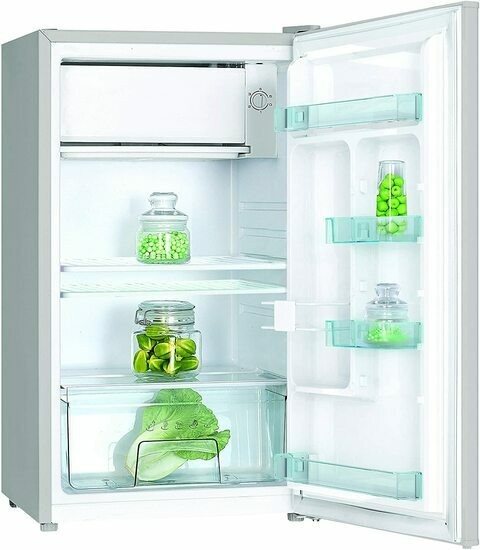 Nikai Single Door Refrigerator - Silver, One Year Warranty - NRF125Ss