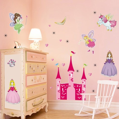 Wall sticker - large - 60 x 90 cm - STA -200 for girls