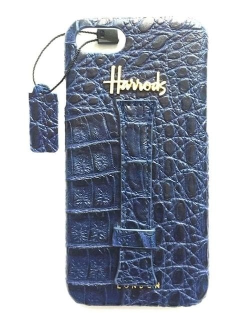 Harrods Case - Protective Cover for Apple iPhone 7/8 Plus with Handle Blue Color