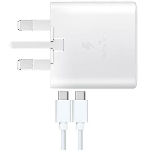 Samsung Travel Adapter, 25W with USB Type C Cable - White<br />