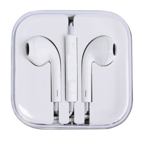 Generic In-Ear Headphones For Apple Smartphones, 3.5mm White