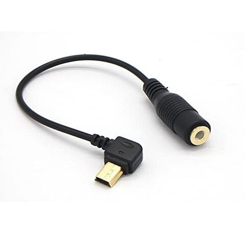 10Pin Mini USB to 3.5mm Microphone Mic Adapter Cable Cord for Gopro Hero 4/3/3+ Camera Mini USB Plu