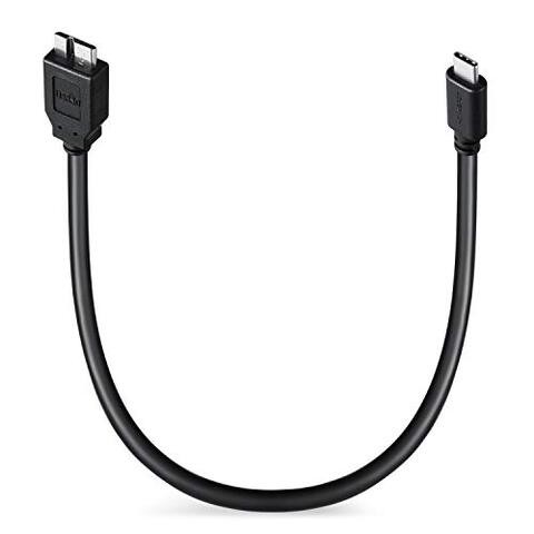 Type C to Micro-B USB Cable 1ft by HomeSpot Charge & Data Sync Cable Compatible for Samsung Galaxy S5/ Note 3, MacBook Air 2018 Google PixelBook, WD External Hard Drive