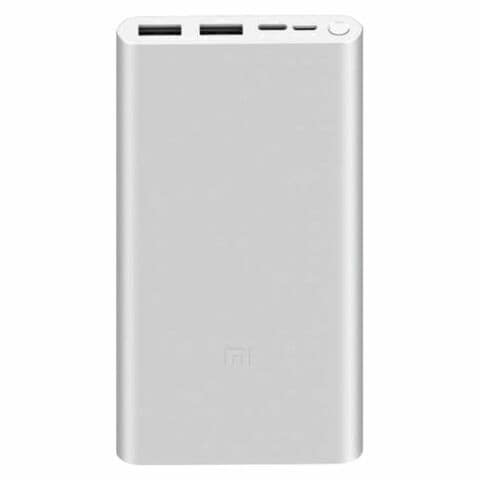 Xiaomi 10000mah MI 18W Fast Charge Power Bank Silver