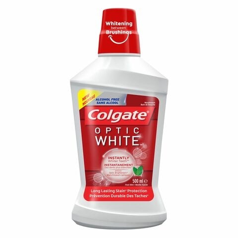 Colgate Optic White Mouthwash 500 ml