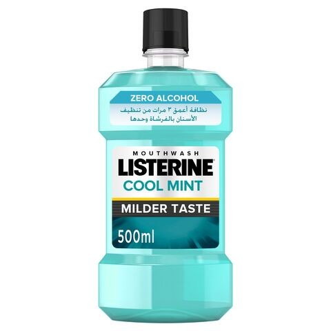 Listerine Alcohol Mouthwash Light Mint 500ml