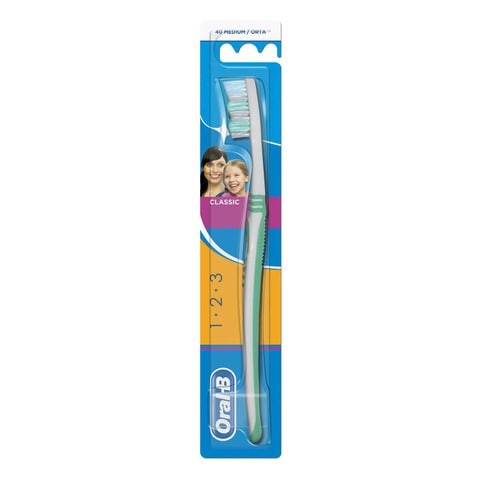 Oral-B Classic Medium Impact Toothbrush 3 Pieces