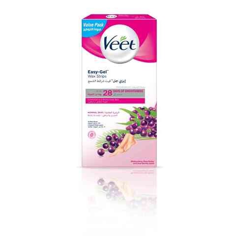 Veet Cold Wax Strips For Normal Skin 40 Pieces