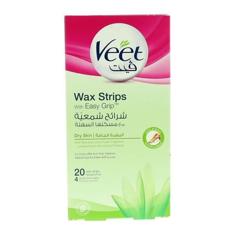 VEET HAIR RMV WAX STRIPS DRY X20