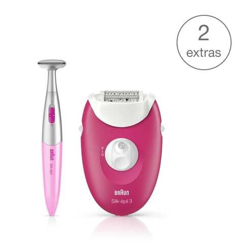 Braun SE3420 Epilator + FG1100 . Facial Trimmer