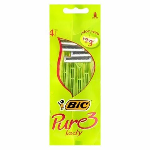 BIC SHVR PURE 3 LADY P4+2FREE