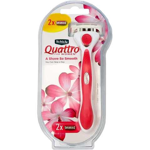 SCHICK RAZ QUATTRO WOMEN RAZ+2 CART