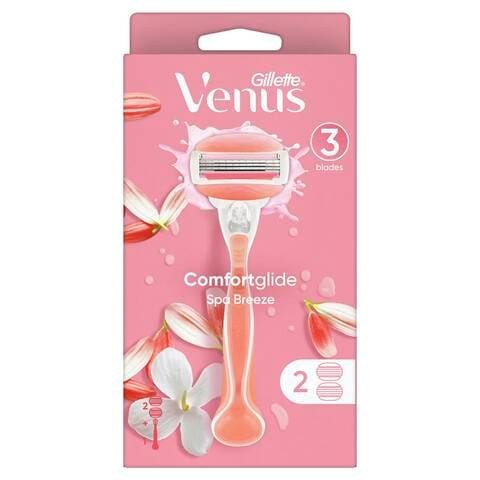 Gillette Venus Spa Breeze Women's Razor, Pack of 2