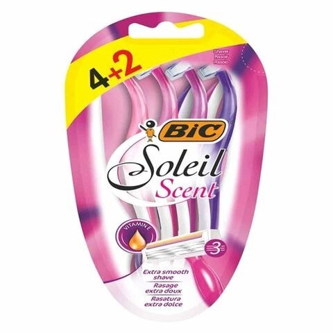 BIC DISP/RAZ SOLEIL SCENT LADY X4