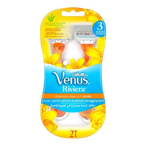 Gillette Venus Riviera Razor 2 Pieces