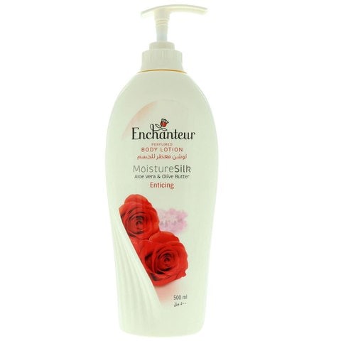 Enchanteur Moisture Silk Perfumed Body Lotion 500ml