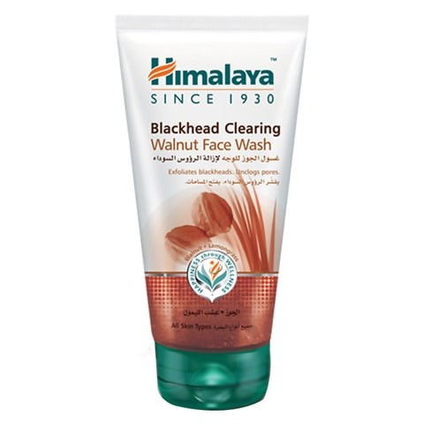 Himalaya walnut face wash to clear blackheads 150ml