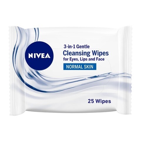 Nivea 3 in 1 Facial Cleansing Wipes 25 Wipes