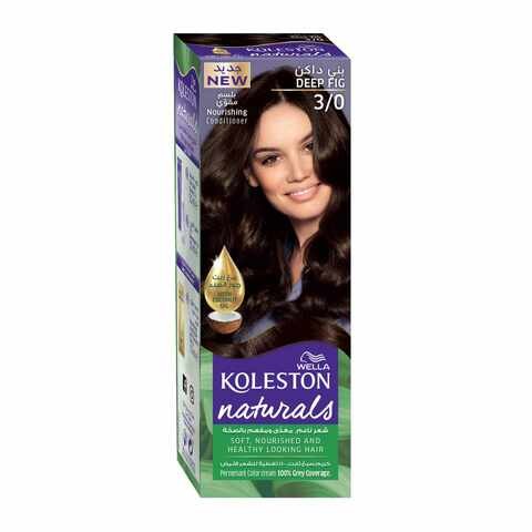 Wella Koleston Naturals Kit Semi-Dark Brown 3/0