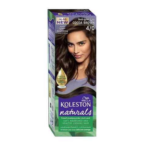 Wella Koleston Naturals Kit Semi-Medium Brown 4/0