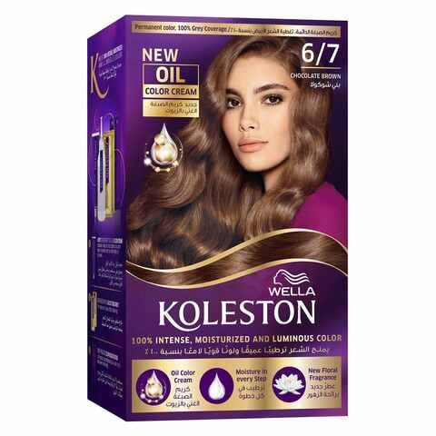 Wella Koleston Permanent Hair Dye Kit 6/7 Chocolate Brown