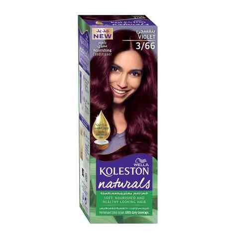 Wella Koleston Naturals Kit Half Hair Color Violet 3/66