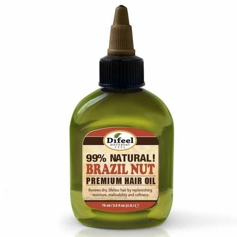 Daiville Natural Premium Brazilian Nut Hair Oil 2.5 oz, 2.5 oz