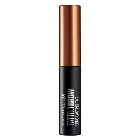 Maybelline New York Tattoo Eyebrow Gel - 3 Dark Brown, 4.9 ml