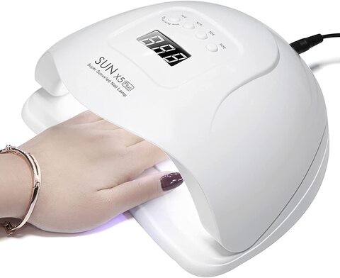 SKY-TOUCH Professional Gel Polish LED Nail Drying Lamp,Nail Dryer Sun X5 Plus 54W UV LED Nail Lamp for Professional Manicure Salon,Nails, Polish, Curing, Manicure, Pedicure,Nail Arts Tools