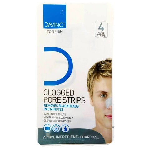 DAVINCI MEN'S PORE STRIPS X4PCS