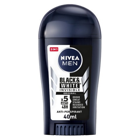 Nivea deodorant invisible black and white for men 40 ml