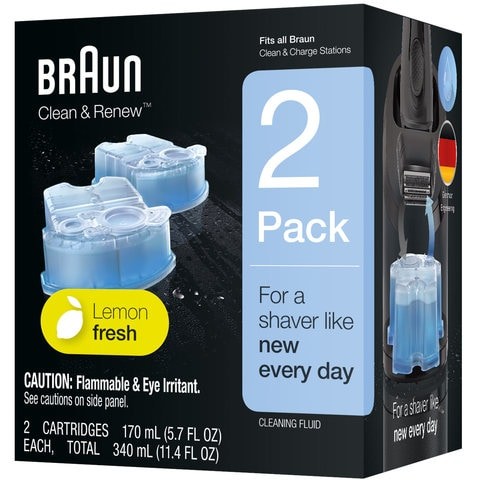 BRAUN CARTRIDGE CCR2 CLEAN&RENEW